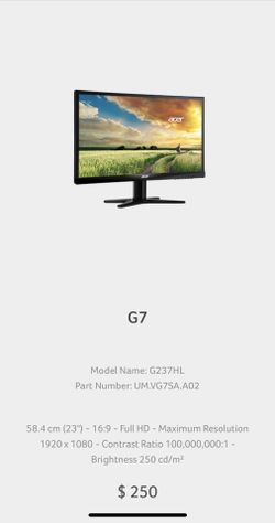 Acer Monitor