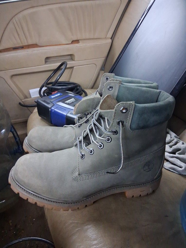 Size 12 Timberland With Alcatra Hand Made