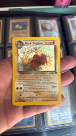 Dark Dugtrio Pokémon TCG Card Team Rocket