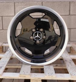 New 18” Inch Mercedes Aero Classic Monoblock Style Wheels 18x8 Front 18x9 Rear +30 5x112 Gloss Black