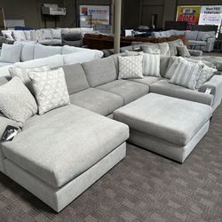 New Big Grey Sectional Sofa