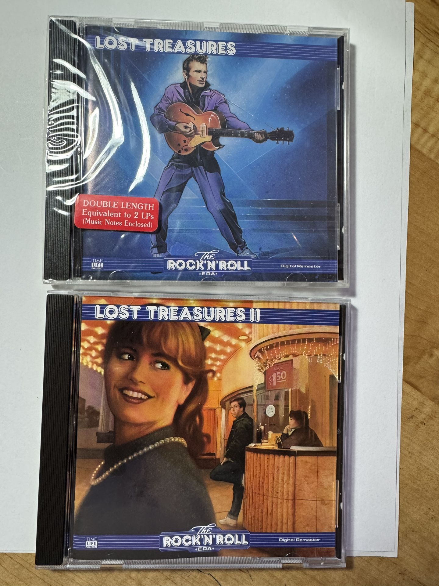 TIME LIFE Rock n Roll Era - LOST TREASURES I(NEW) and II(MINT) * RARE OOP *