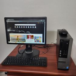 Optiplex 3020 Desktop SFF  Intel core I5 4590 3.3GHZ  8GB RAM  600GB HDD  Win 10 Pro. Microsoft office installed.  Wi-Fi conection. Nothing wrong.  Mo