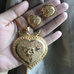 22k Gold Plated Jewelry Set 