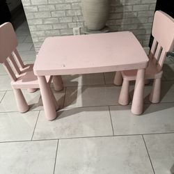 Plastic Kids Table And Chairs 