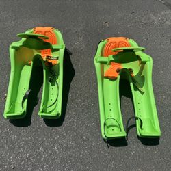 2 Green IBERT Safe-T Seat Child Carriers