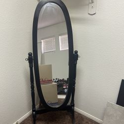 Black Standing Mirror 