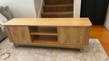TV Stand with Sliding Doors