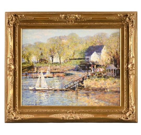 "Summer Sailing" OIL Painting by Impressionist Artist John C. Terelak