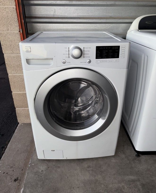 White Kenmore Front Load Washer