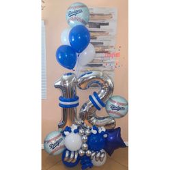 Dodgers Balloon Bouquet 🎈