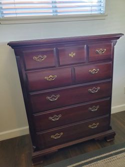 Solid Wood Tall Dresser