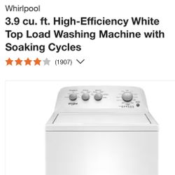 Whirlpool Top Load Washing Machine 