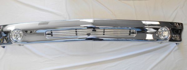 Chevy Truck Gmc Sierra Truck 1988-1998 Chrome Metal Lower Front Bumper