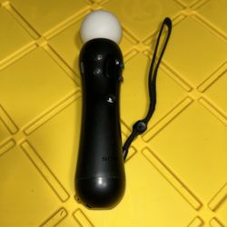 Sony Motion Move Controller Black Playstation 3 PS3. Works Good with Wrist Strap