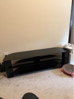 Glass top Tv stand