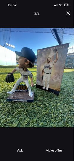 Clayton Kershaw 3000K Bobblehead  New