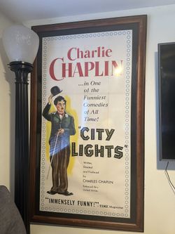 Original Large Charlie Chaplin Poster