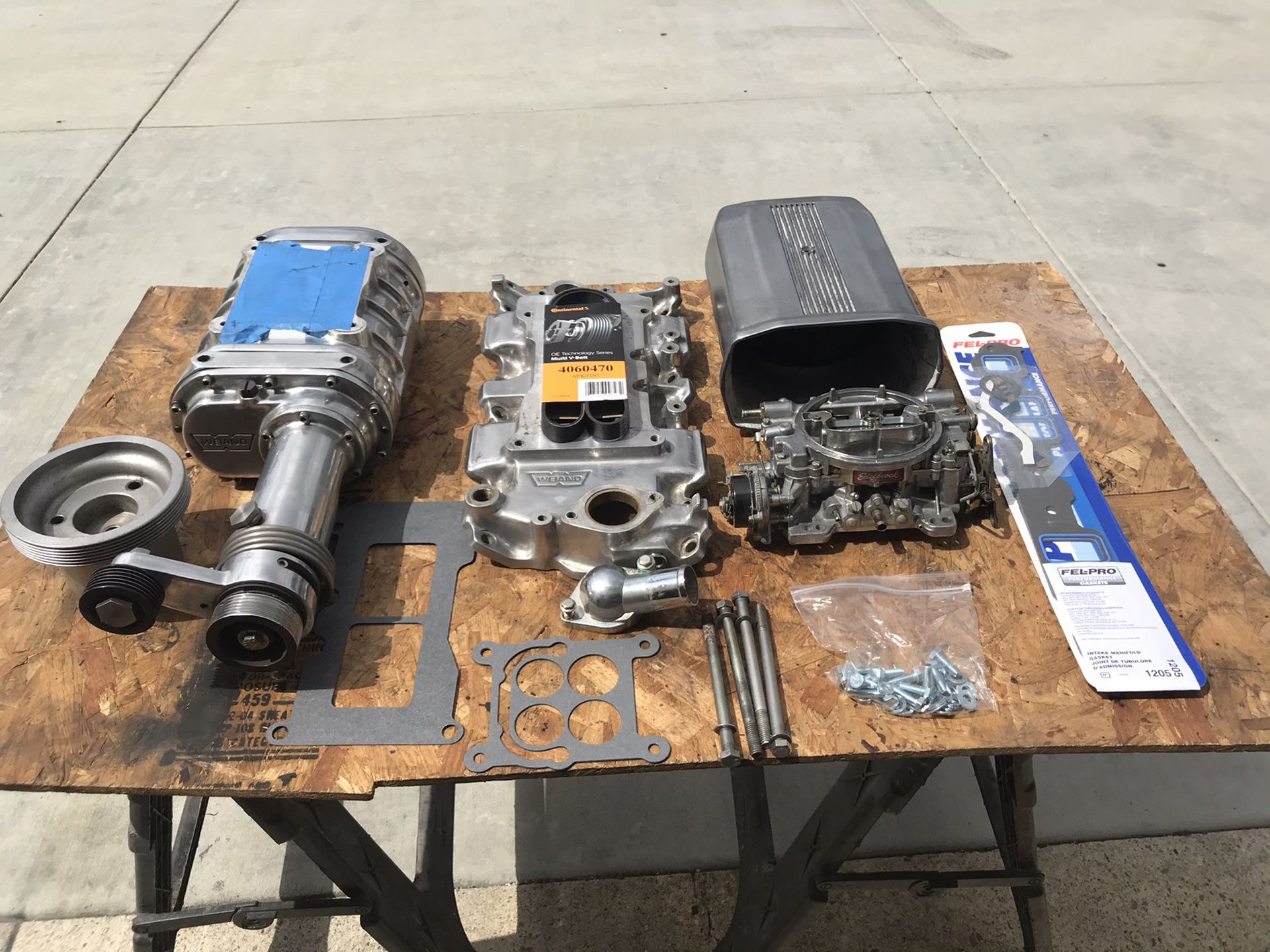 Weiand 142 Polished SBC Blower Supercharger for Sale in Gardena, CA