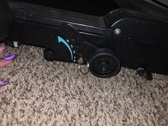 Black  electric treadmill
