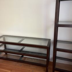 Real Wood Shelfs And Side Board