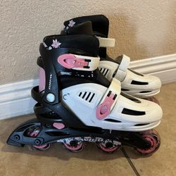 Rollerblades Kid Size 1-4 With Protection Pads