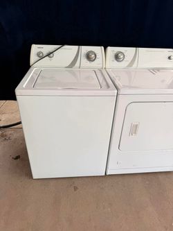 Admiral washer heavy duty and gas dryer