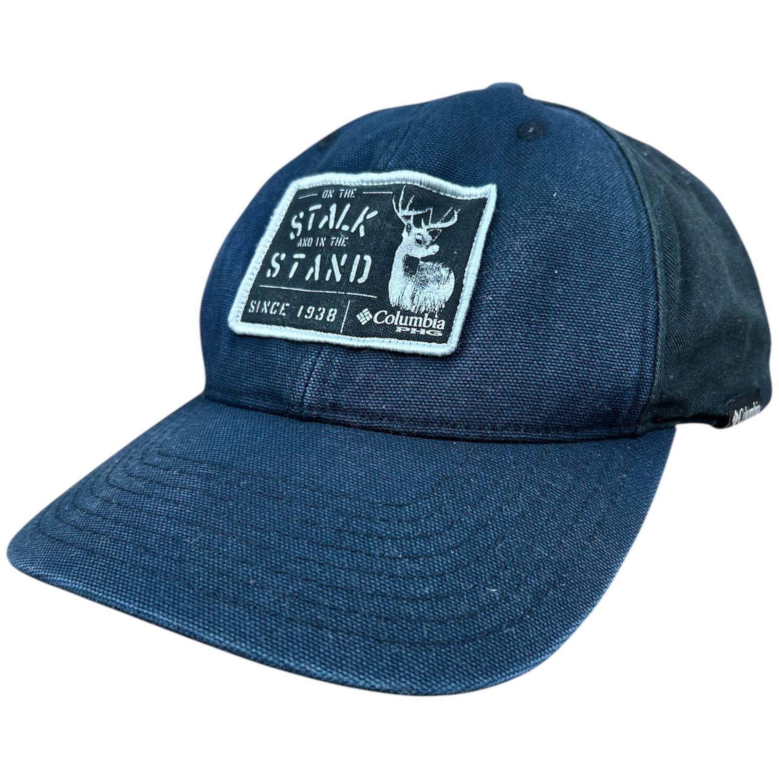 Columbia PHG Navy Blue & Black ( On The Stalk & In The Stand ) Fitted Hat L/XL