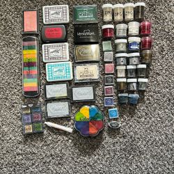 Stamp Pads and Embossing Powder