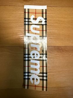 Supreme Burberry Sticker