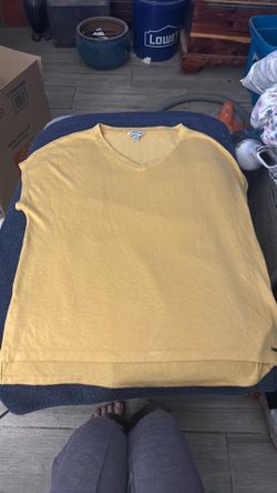 Over sized yellow shirt size small