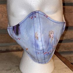 Disney Frozen 2 Face Mask With Filter 😷 Child Size 8 Years And Under