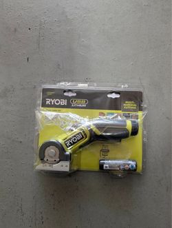RYOBI USB Lithium Power Cutter Kit with 2.0 Ah USB Lithium Battery and Charging Cable