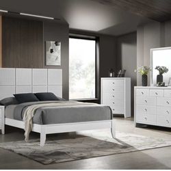 Denker-Evan White Bedrooms Set Queen 