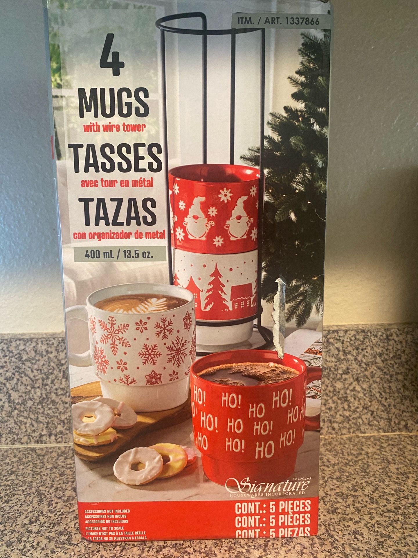Stackable mug holder
