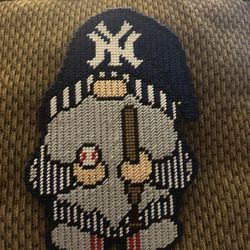 Handmade NY Yankees Gnome Magnet