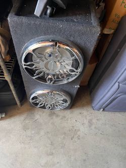 Stereo speakers and box