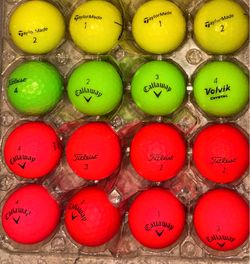 2 Dozen Like New Color Golf Balls As Pictured ⛳️ ———