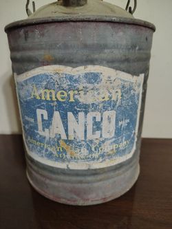 CANCO American Can Company oil can