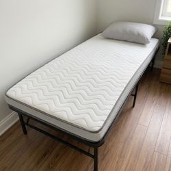 Twin Size Bed Frame And Mattress 