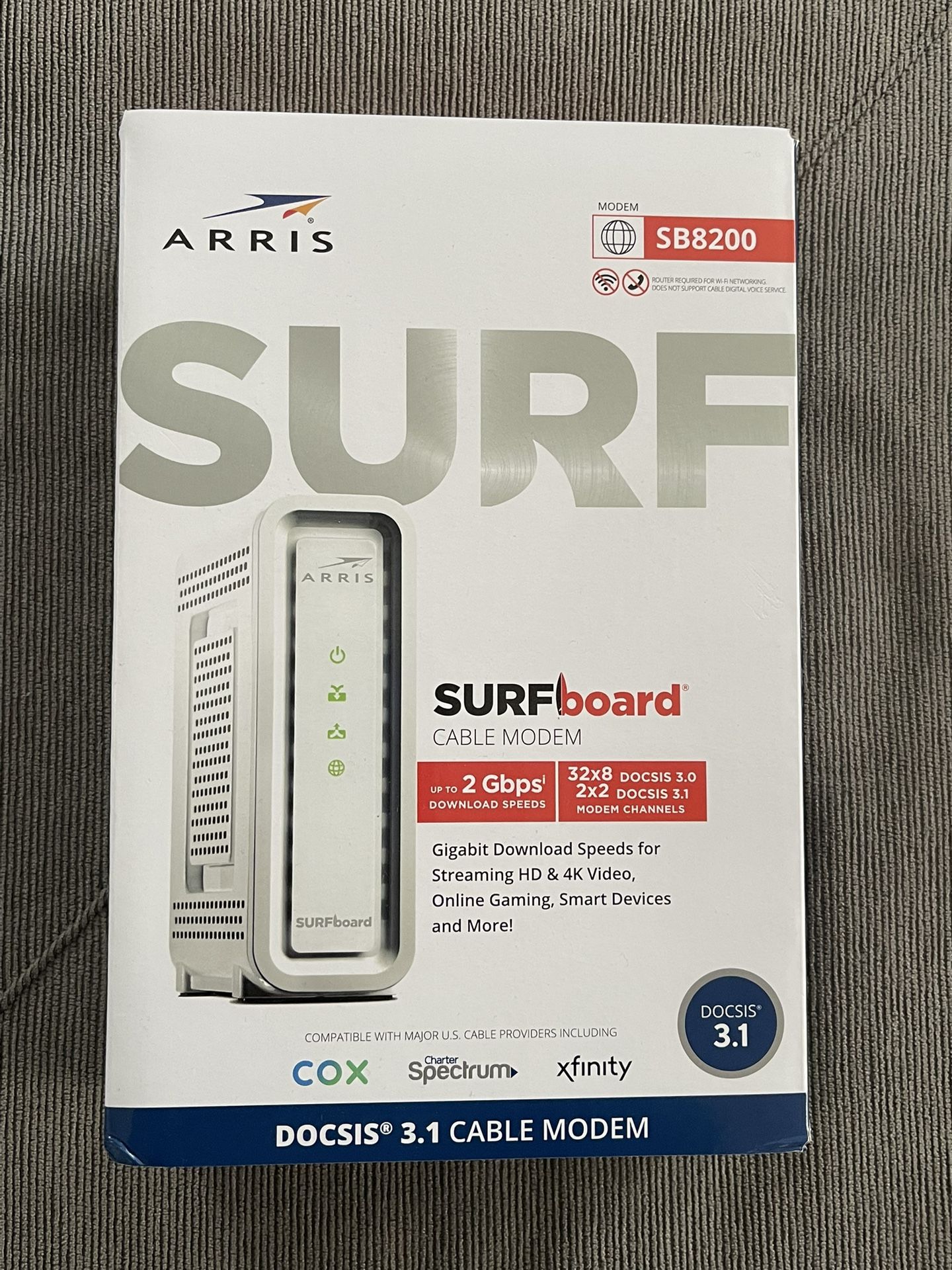 ARRIS SB8200 surfboard cable modem