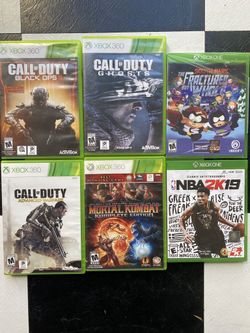 Xbox 1 And 360 Games Lot