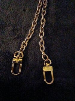 Gold hand bag strap