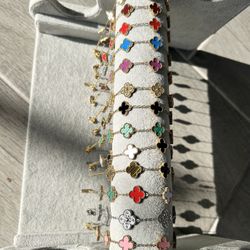 Clover bracelet and ring