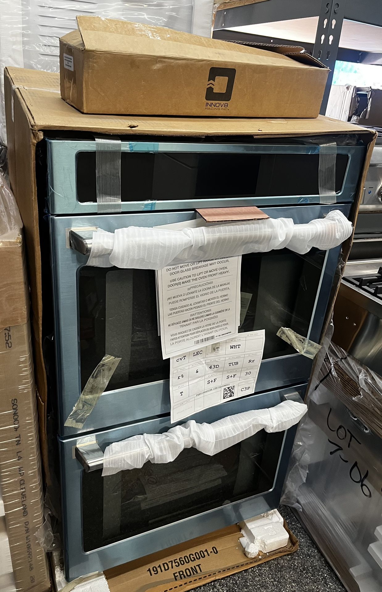 New Cafe Smart 30” Wide Double Wall Oven Stainless Steel