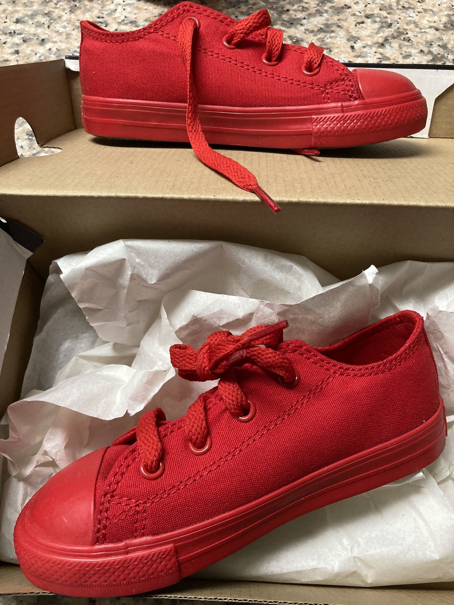 All Red Converse Brand New 