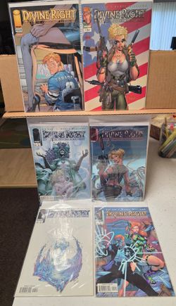 Jim Lee Comic Bundle - Divine Right 1-5 + Preview (#3 chromium)