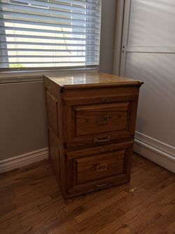 Wooden Filing Cabinet