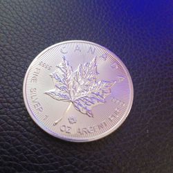 1 oz fine silver .999 Canadian coin