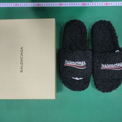 Balenciaga Furry Slides